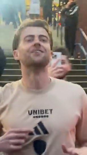 The striker had just secured promotion with Leeds