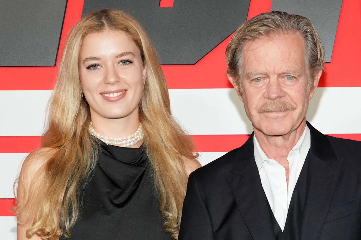 William H. Macy Makes Rare Red Carpet Appearance with Daughter Georgia, 23, at ‘The Running Man’ Premiere