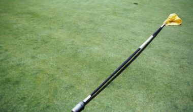 golf flagstick rule