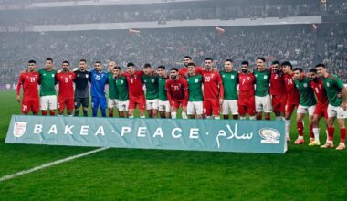 Palestinian team plays friendly in Spain in front of 50,000 spectators