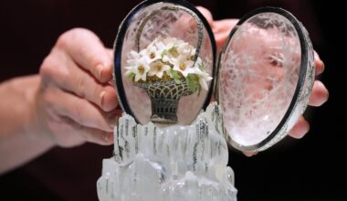 A crystal Fabergé egg crafted for Russian royalty is expected to sell for more than $26 million