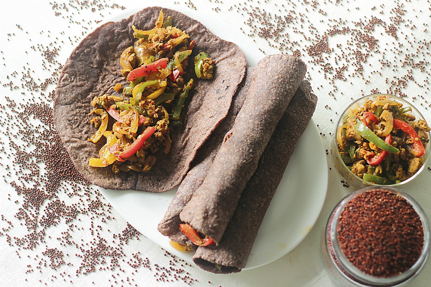 Swap wheat flour for ragi flour to make rotis and parathas(Picture credit: Adobe stock)