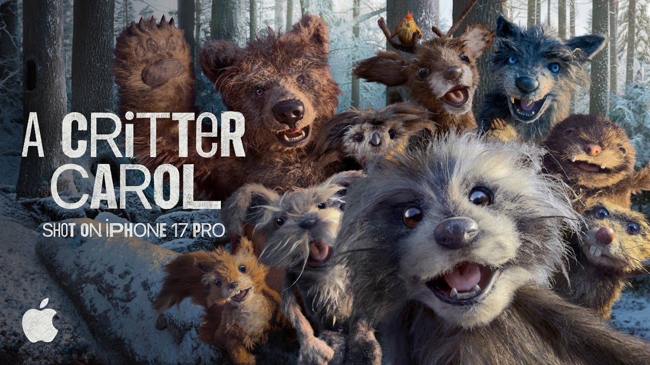 Apple’s ‘A Critter Carol’ Shot on iPhone 17 Pro - Newsshooter
