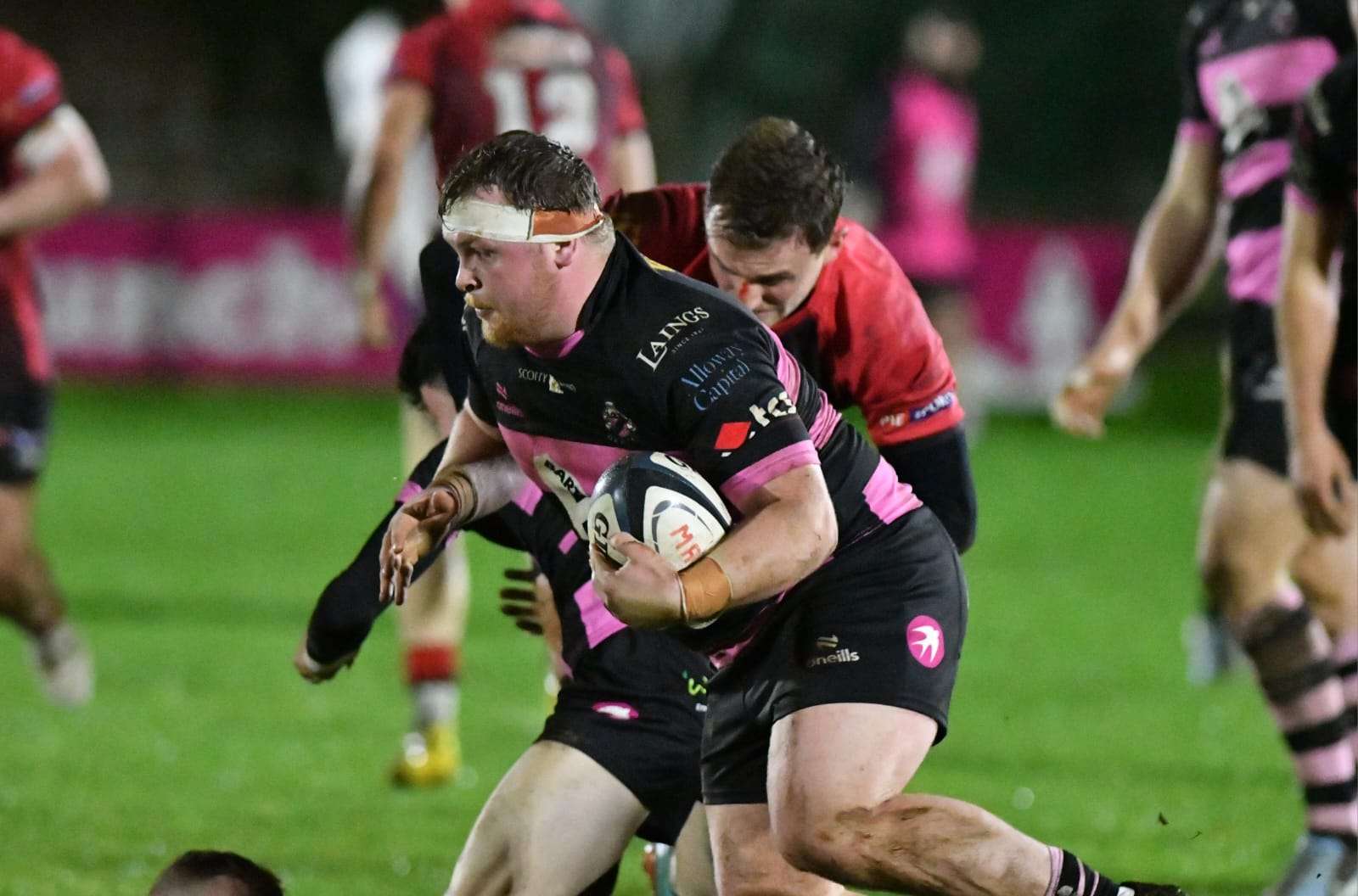 Not for the first time this season, Ayr's pack power was key to their success against Glasgow Hawks. Image: George McMillan