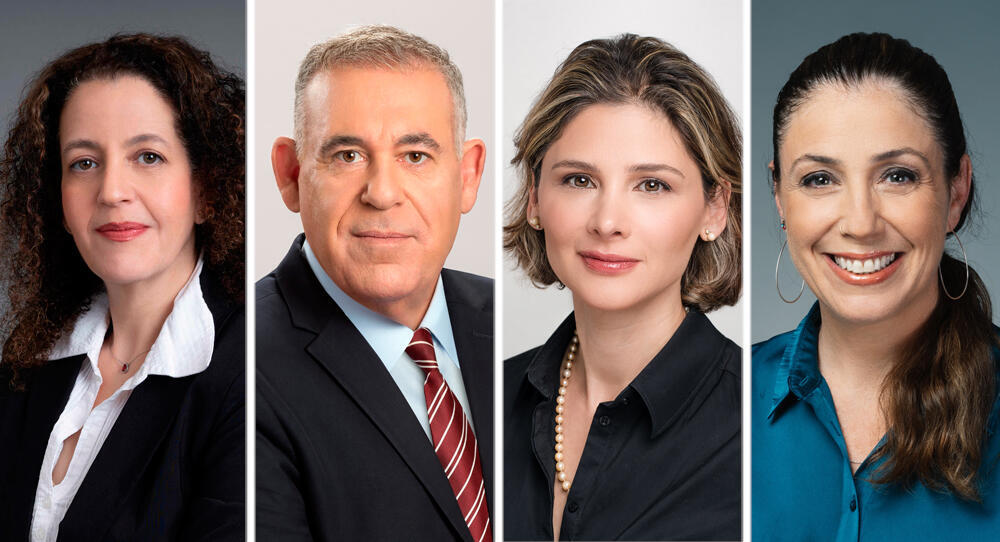 From left: Tsofit Shachar, Boaz Levy, Dina Paska-Raz, Prof. Asnat Walfisch מימין אסנת וולפיש דינה פסקא רז בועז לוי צופית שחר ועידת ברלין 2025