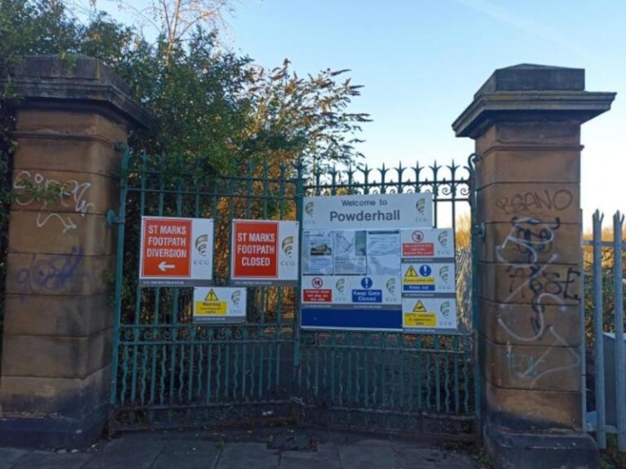 St. Mark's Path will be closed for an initial eight weeks, but could be closed for even longer (C) Yossi Mazon