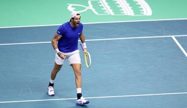 Berrettini takes the first bite against Carreño, and Spain needs another comeback. Photo: Getty Images