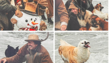 Bizarre 'AI' Christmas mural sparks ridicule for warped faces and mutant animals - London Evening Standard