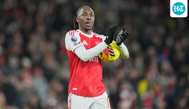 Eberechi Eze's hat-trick helps Arsenal hammer Tottenham Hotspur in North London derby
