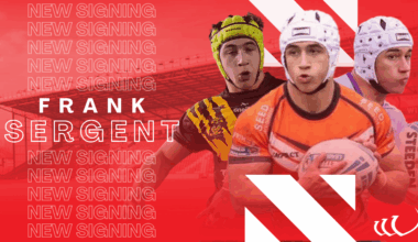 FRANK SERGENT JOINS VIKINGS - Widnes Vikings