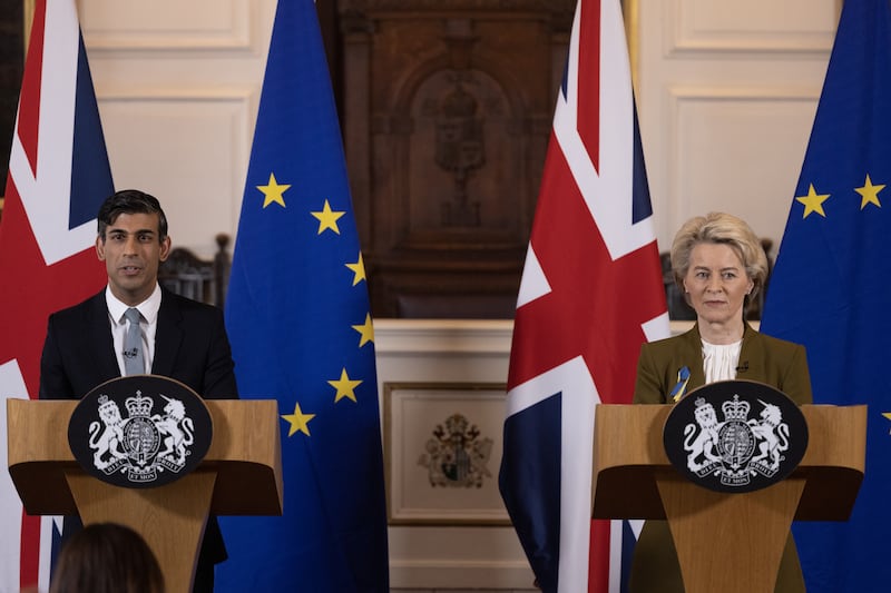 The UK and EU agreed the Windsor Framework in 2023
