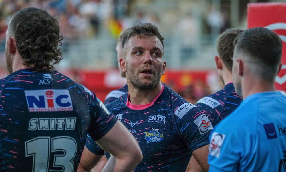 Former Leeds Rhinos man Mickael Goudemand looks on