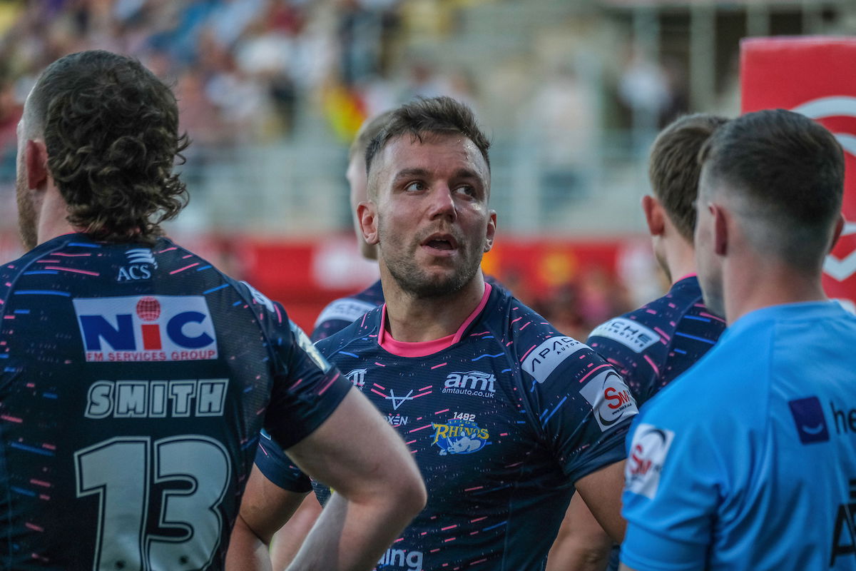 Former Leeds Rhinos man Mickael Goudemand looks on