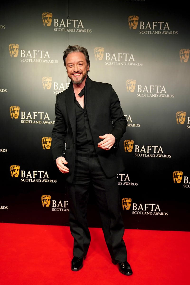 James McAvoy is at the event in Glasgow