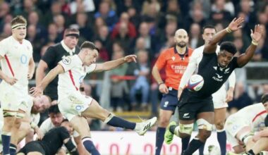 George Ford drops a goal for England