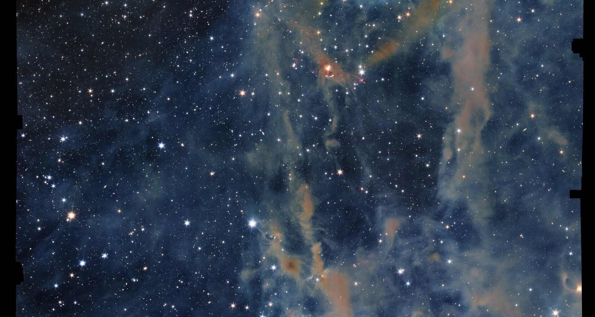 Euclid peers through a dark cloud’s dusty veil