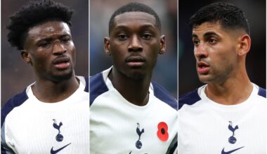 Spurs injury update: Kolo Muani, Kudus, Romero latest return dates - London Evening Standard