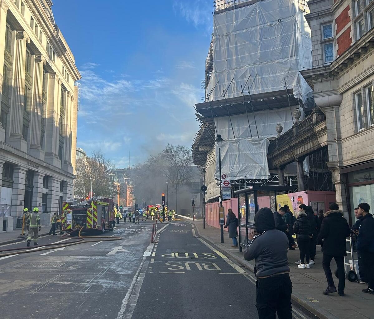 Firefighters tackle underground blaze in Holborn - live updates - London Evening Standard