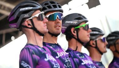 Ben O&#039;Connor (left) will co-lead Jayco-AlUla again in 2026 with Michael Matthews