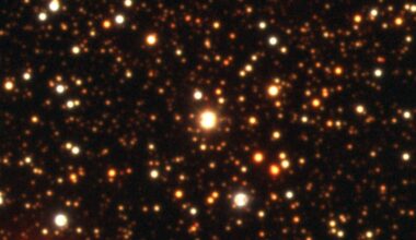 Gaia BH2 (UCAC4 154-126202) is a binary consisting of a star and a stellar mass black hole (Credit: Legacy Surveys / D. Lang)