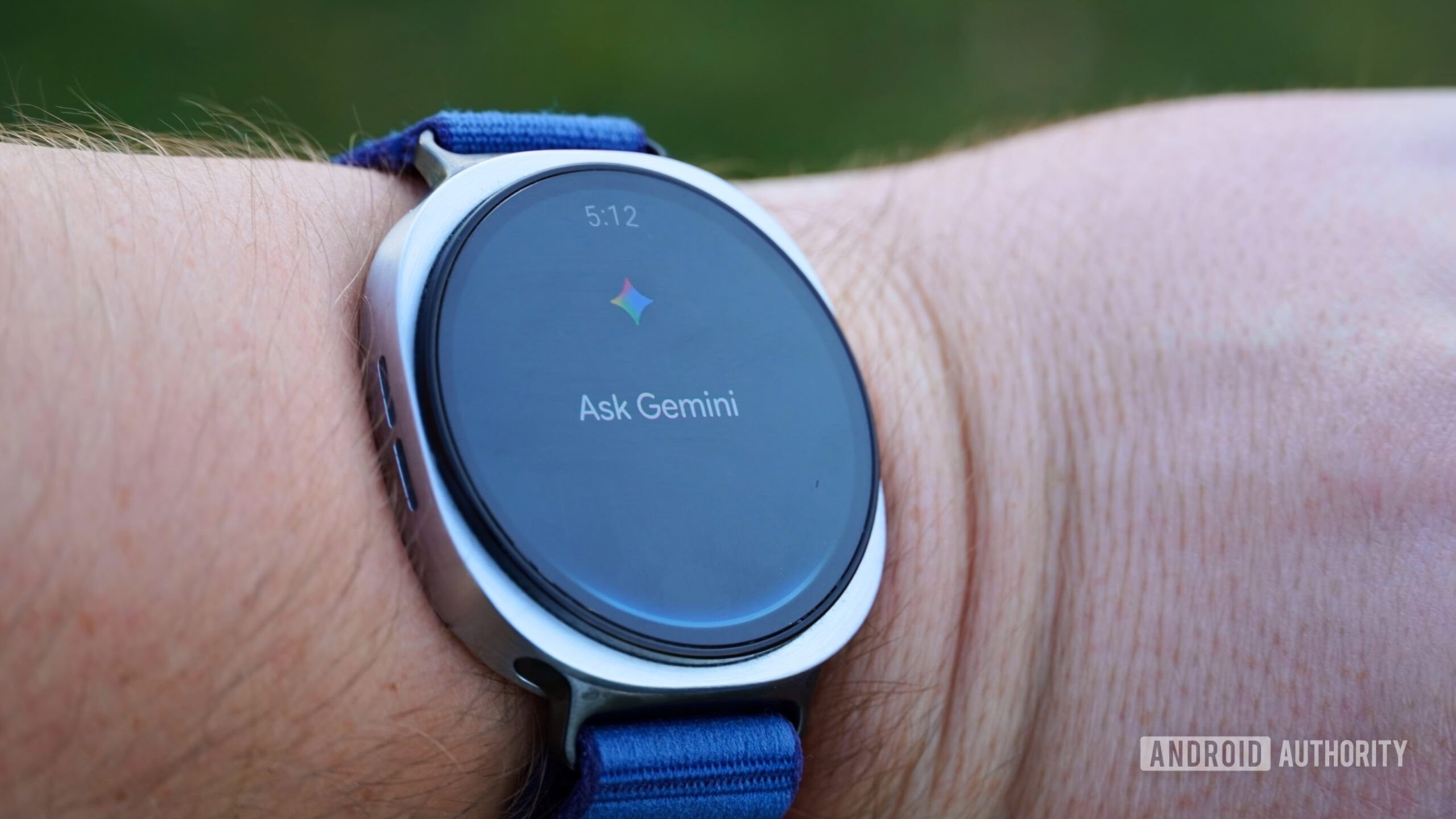 Gemini running on a Galaxy Watch 8 on my wrist.