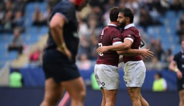 Georgia survive scare from Rugby World Cup hosts