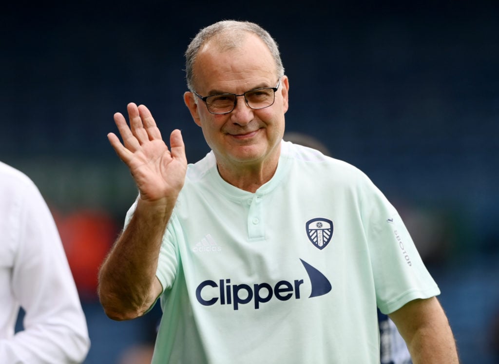 Marcelo Bielsa during his stint as Leeds United manager.