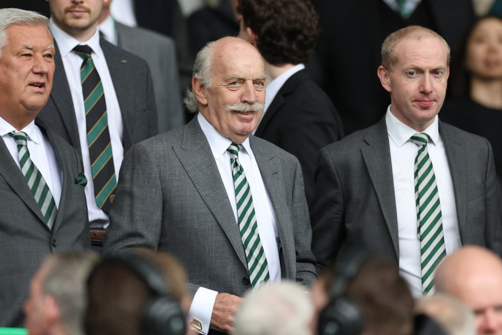 Celtic's majority shareholder, Dermot Desmond.