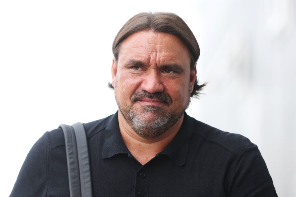 Daniel Farke arrives at Elland Road for a Championship clash between Leeds United and Burnley