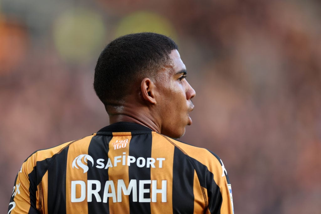 Cody Drameh in action for Hull