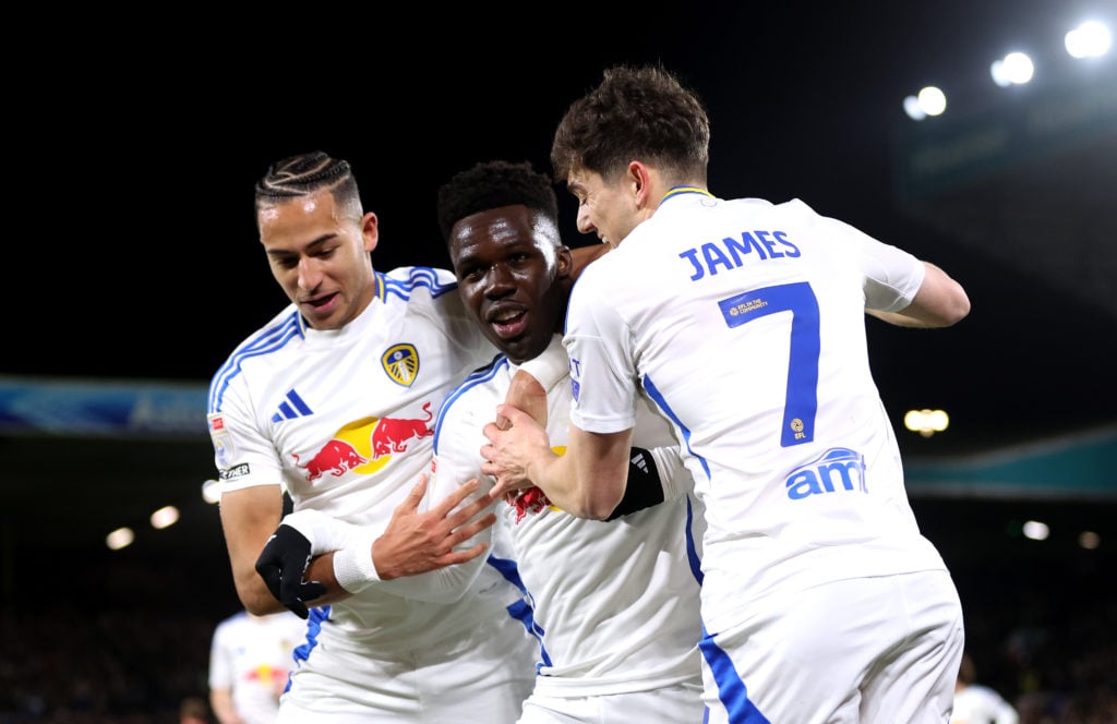 Mateo Joseph in action for Leeds.