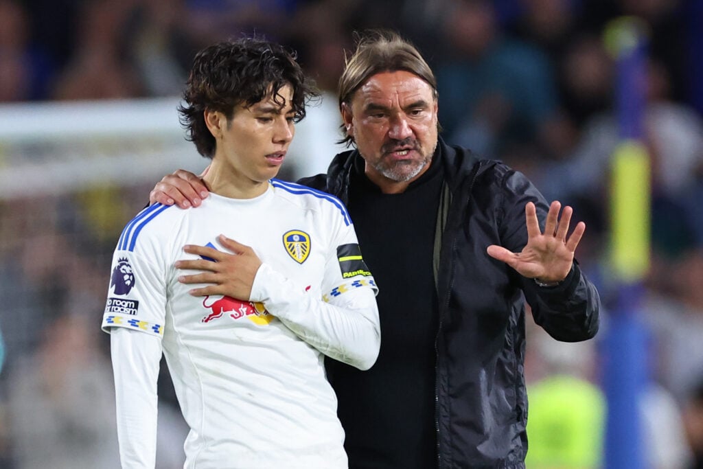 Daniel Farke and Ao Tanaka