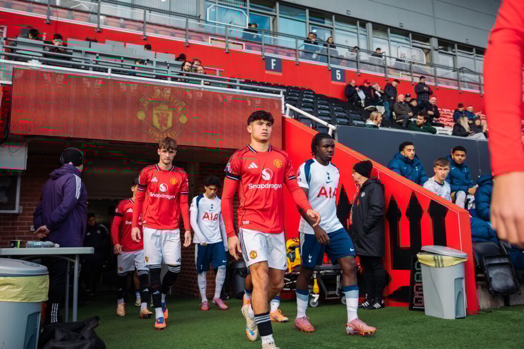 Gabriele Biancheri emerges from tunnel at Leigh Sports Village.