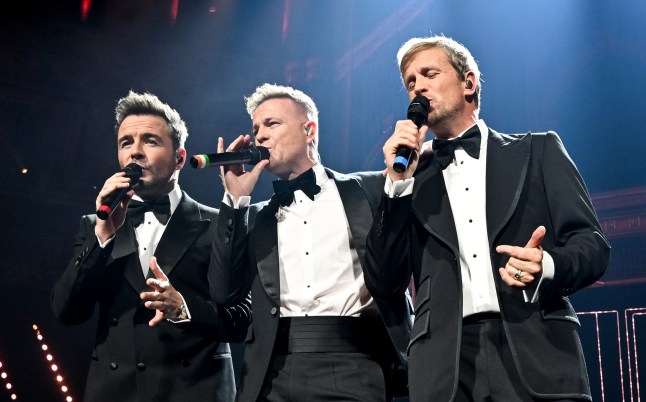 Westlife Perform At The Royal Albert Hall