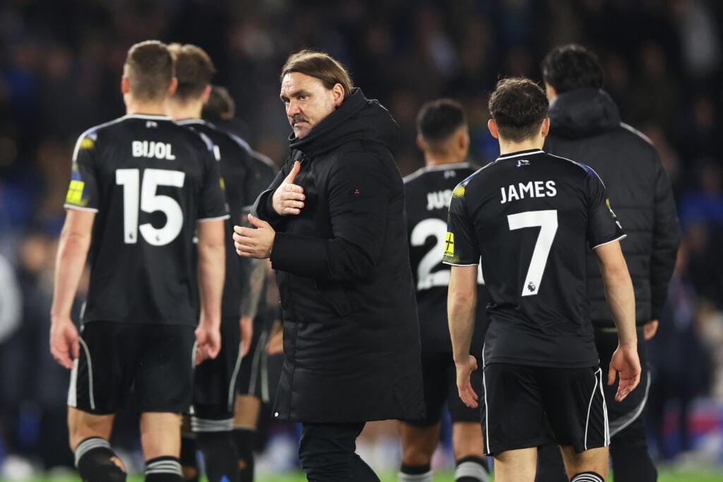 Daniel Farke after Leeds United suffer defeat to Brighton in the Premier League