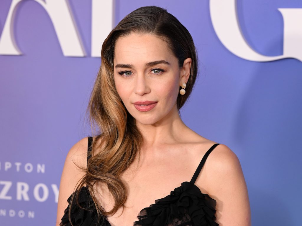 Emilia Clarke Freed the Nipple in Black Gown for Red Carpet Outing
