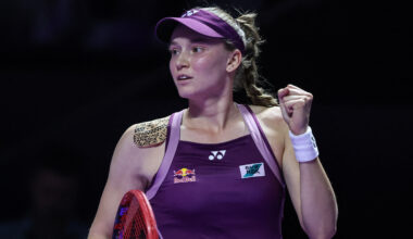 Behind 15 aces, Rybakina ousts Pegula to reach WTA Finals championship match