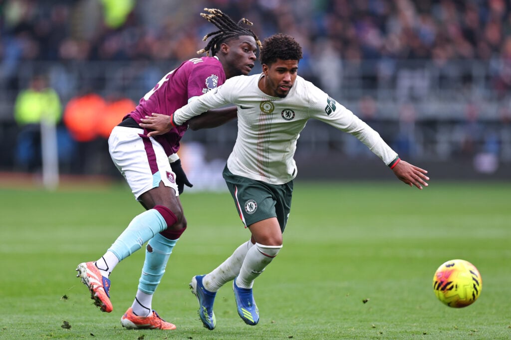 Andrey Santos for Chelsea against Burnley