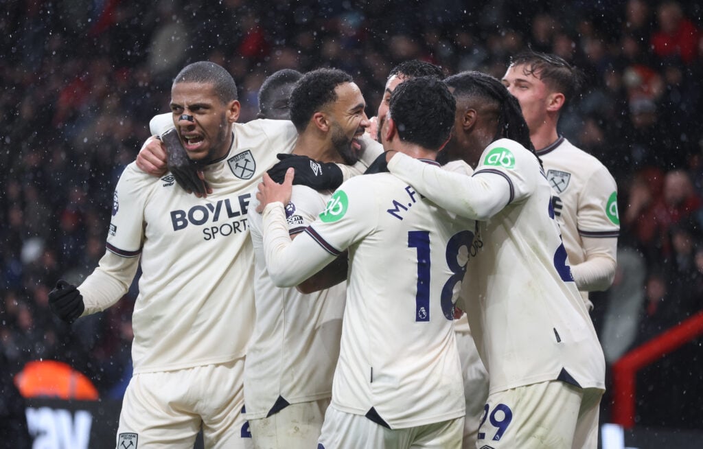 Callum Wilson celebrates during Bournemouth v West Ham United - Premier League