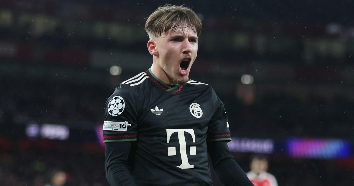 Paul Merson accuses Arsenal star of 'falling asleep' for Bayern Munich equaliser | Football