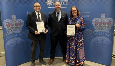 Football project founders honoured at police awards