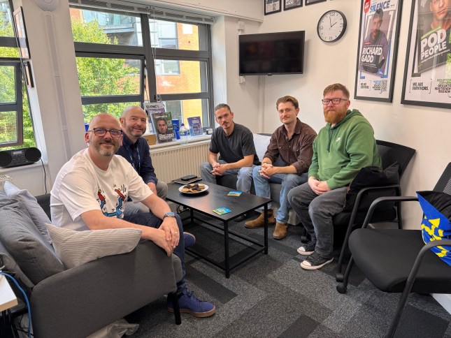 Hollyoaks star Harry French visited We Are Survivors in Manchester