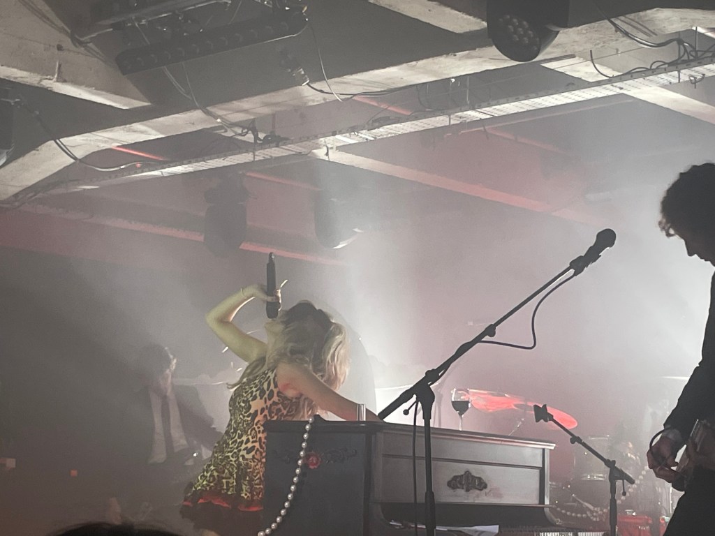 Luvcat preforming at SWG3 in Glasgow 