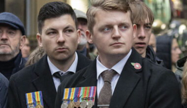 Remembering the fallen on Remembrance Sunday in Edinburgh