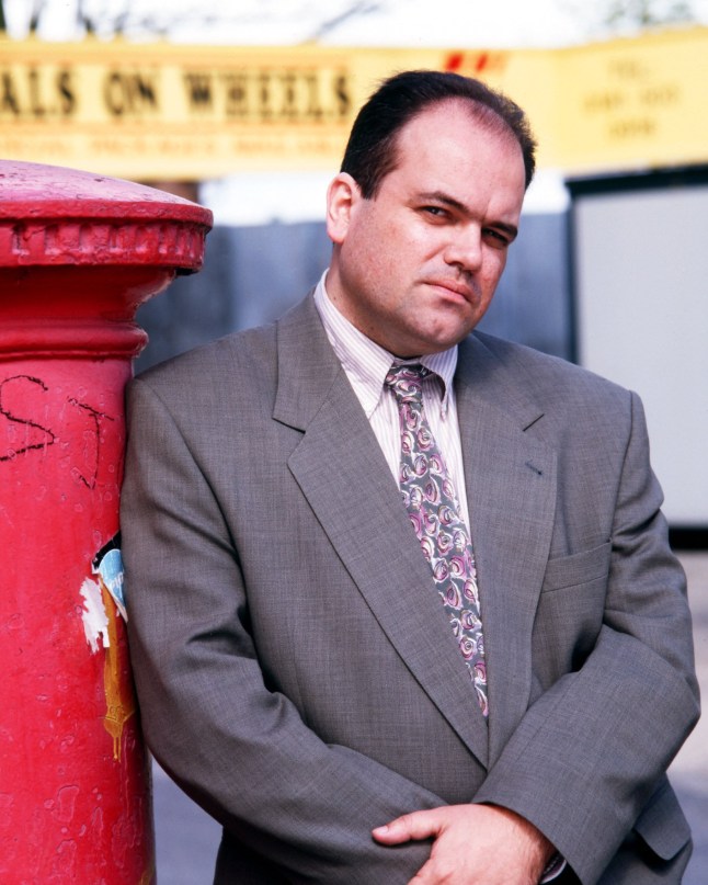 TELEVISION PROGRAMMES... Eastenders; Shaun Williamson pictured as Barry Evans.