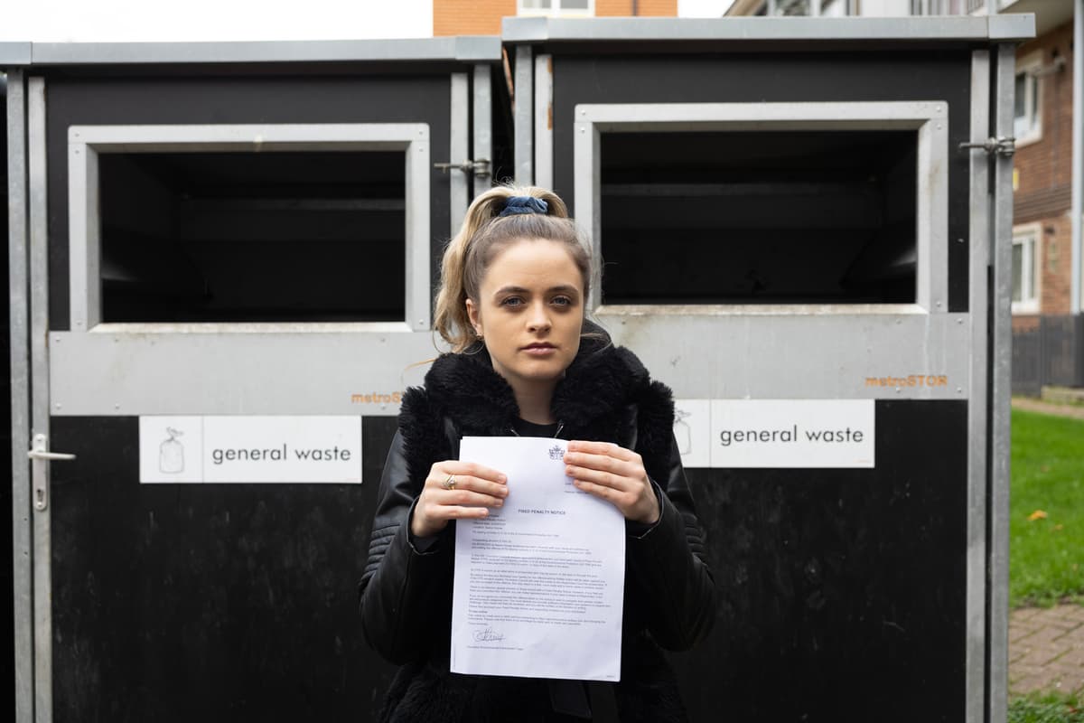 Nurse slapped with £1,000 fine by London council for 'fly-tipping' an envelope