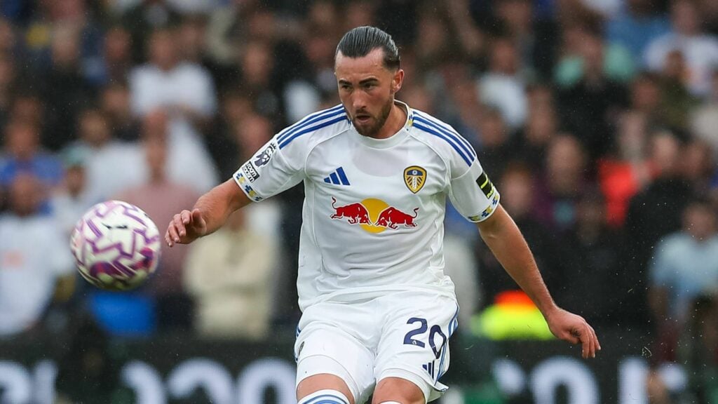 Jack Harrison in action for Leeds