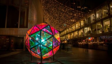 This Stunning Winter Lights Trail Has Returned To London's Riverside – Featuring New Shimmering Installations And Popular Returning Artwork