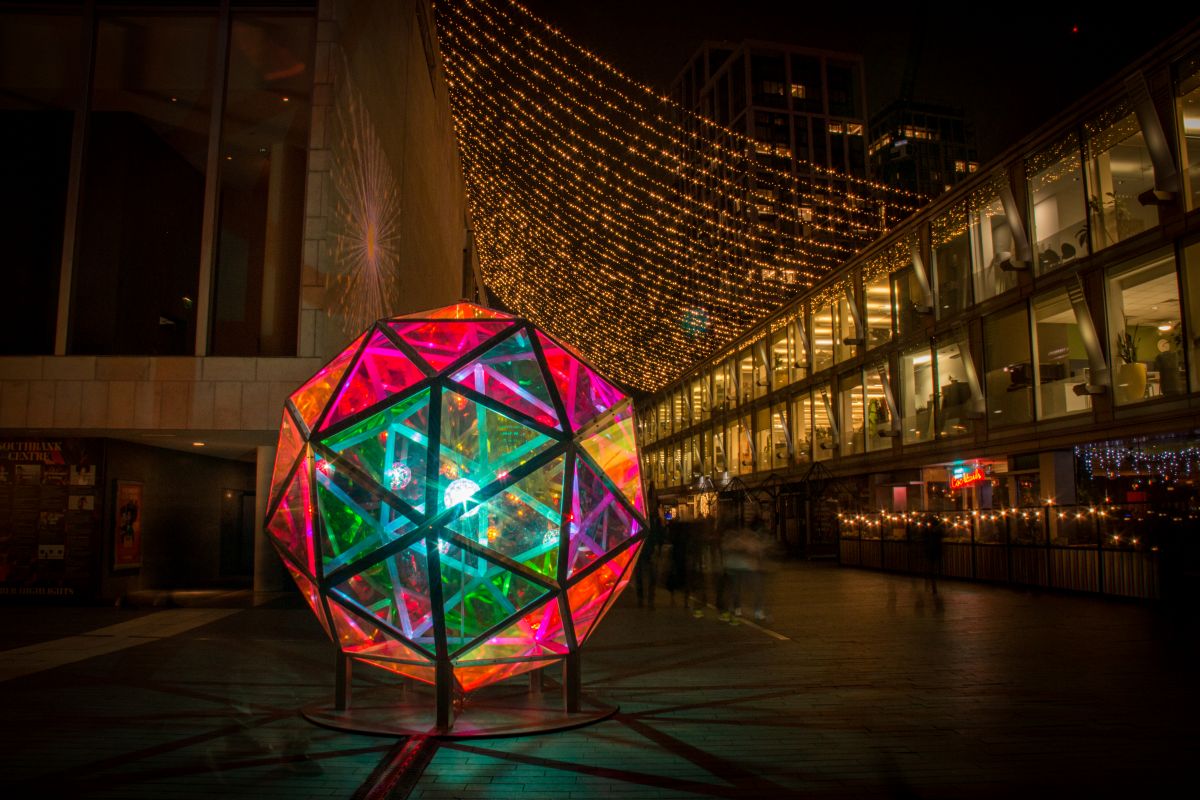 This Stunning Winter Lights Trail Has Returned To London's Riverside – Featuring New Shimmering Installations And Popular Returning Artwork