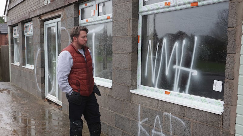 Catholic businessman brands sectarian graffiti attack ‘sickening’